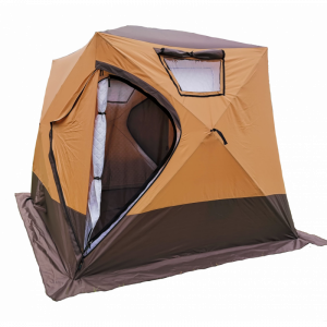 Мобильная баня/Четырехслойная палатка-куб для зимней рыбалки Mircamping 2019