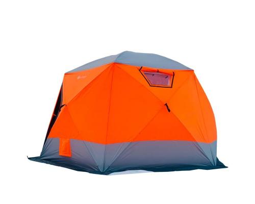 Мобильная баня/Четырехслойная палатка-куб для зимней рыбалки Mircamping 2022