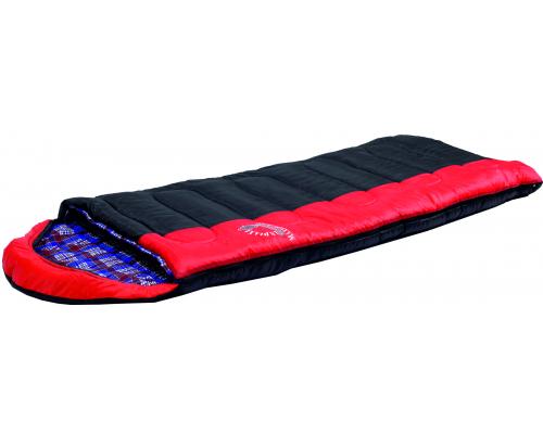 Спальный мешок MAXFORT PLUS L-zip от -15C (одеяло с подголов фланель195+35X90 см)